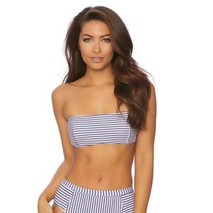 🔥Splendid Bandeau TOP Pink and thin Blue line. L